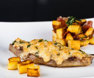 Lammkoteletts Käsekruste