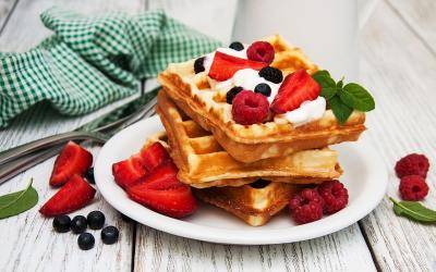 Buttermilch Waffeln